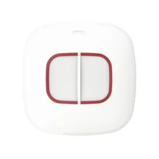 Hikvision - Value DS-PDEB2-EG2-WE Pulsador de emergencia vía radio de 2 botones