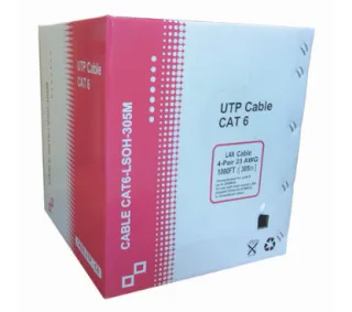 eRize ERZNC-U6CULZ-305 Cable de Red UTP CAT6 LSZH Blanco, CPR DCA (305M. EN CAJA)