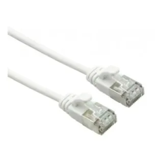 eRize - Cables de Red ERZ-EPRJ45FT07CULZ-150-WT-S Latiguillos CAT7 FTP SLIM Blanco 1,5 metros LSZH