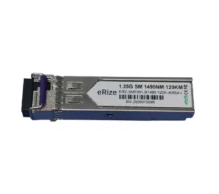 eRize ERZ-SMF001-B1490-120K-4085A-I - Módulo SFP Industrial BiDi, 1.25G, Monomodo (SM), Conector LC, 120KM, RX 1550 nm TX