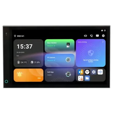Dahua DHI-SCP3022A-B Panel de control IP 2 hilos pantalla táctil 7 pulgadas Android 14, Wi-Fi 2.4 GHz, Ethernet 10/100 Mbps