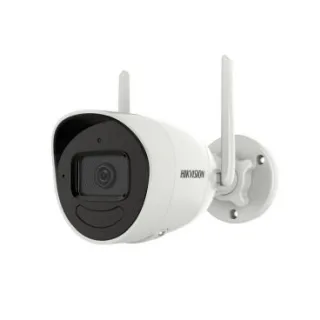 Hikvision DS-2CV2041G2-IDW(2.8mm)(W) - Cámara IP Wi-Fi Formato Bullet, Resistente a Intemperie, Resolución 4MP 20fps