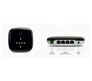 Ubiquiti UF-WiFi (UFiber NanoG WiFi) GPON con 1 puerto GPON WAN y 4 puertos Gigabit Ethernet, con PoE IN pasiv