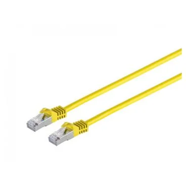 eRize - Cables de Red ERZ-EPRJ45SF07CULZ-025-YL Latiguillos CAT7 S/FTP Amarillo 0,25 metros LSZH