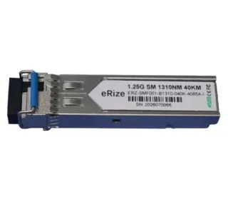 eRize ERZ-SMF001-B1310-040K-4085A-I - Módulo SFP Industrial BiDi, 1.25G, Monomodo (SM), Conector LC, 40KM, RX 1550 nm TX 1310