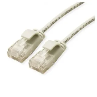 eRize - Cables de Red ERZ-EPRJ45UT6ACULZ-150-GY-S Latiguillos CAT 6A, UTP, Gris, Slim, 1 metro, LSZH