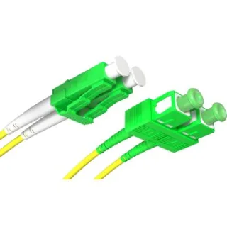 Opton OP-SCA-LCA-SM-DX-05 Fibre Optic Patchcord SC/APC-LC/APC SM duplex 0.5m G652.D