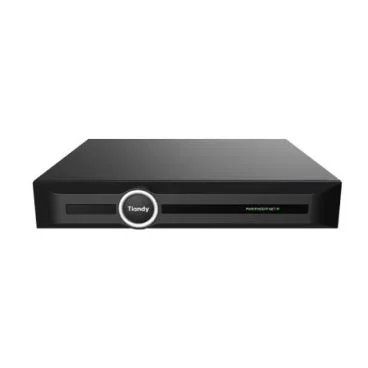 Tiandy TC-R3220 416HA - Grabador IP de Sobremesa, 20 Canales hasta 16MP, Capacidad para 2 HDD de 10TB (no incl.), Compresión