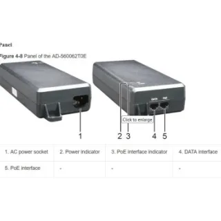 Huawei AD-560062T0E Adaptador PoE 35W 56v 0625A valido para AirEngine 5x y 6x, Ekit AP2xx/3xx y routers AR6x/AR7x