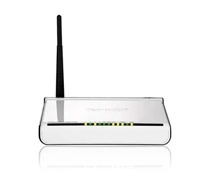 Tenda W150D Módem Router ADSL2+, WiFi 11N, 4X 10/100Mbps LAN, 1x Antena 5dBi Fija, Annex A/B/M, TR-069, PPPoE, PPP