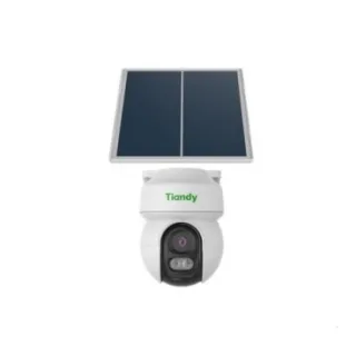 Tiandy TC-H343K 9DA-4 - Cámara IP Solar 4G Formato Domo PT, Resolución 4MP 20fps (2560×1440px), Lente fija (4mm), Visión