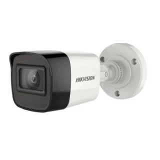 Hikvision DS-2CE16U1T-ITF(2.8mm) - Cámara Analógica Formato Bullet, Resistente a Intemperie, Resolución 8.3MP 12.5fps