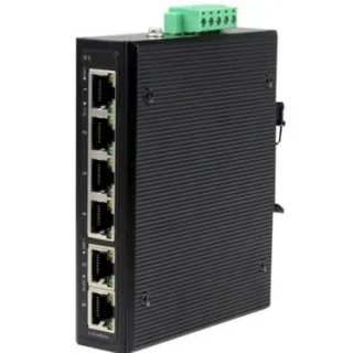 eRize ERZ-IS00F00420R-4075AP - Switch Industrial No Gestionable, 6 Puertos (4x 10/100 Mbps PoE + 2x Uplink 10/100 Mbps)