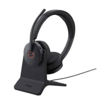 Yealink BH74 with Stand UC / Teams USB-C/A Auricular inalámbrico biaural con certificado Teams y stand de carga.Bluetooth en