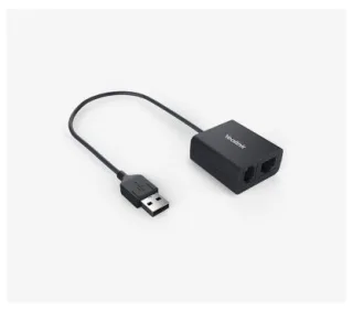 Yealink EHS40 Adaptador de auriculares inalámbricos VP59/T58W/T58A/T57W/T54W/T53W/T53/T42U/T43U/T46U/T48U/T48S/T46S/T42S