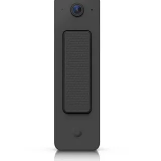 Ubiquiti UVC-Doorbell-Lite-B Videoportero negro compacto PoE con audio bidireccional y opciones de montaje versátiles