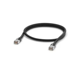 Ubiquiti UACC-Cable-Patch-Outdoor-1M-BK Cable de conexión de cobre trenzado de 24 AWG resistente para exteriores con co