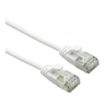 eRize - Cables de Red ERZ-EPRJ45FT07CULZ-200-WT-S Latiguillos CAT7 FTP SLIM Blanco 2 metros LSZH