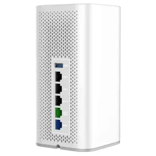 Grandstream GWN7072 Router dual banda WiFi 6 con MU-MIMO y OFDMA, firewall anti-DoS, soporte VPN, USB 3.0, rango 0-50°C