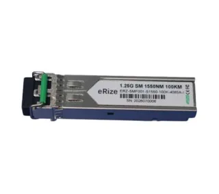 eRize ERZ-SMF001-S1550-100K-4085A-I - Módulo SFP Industrial 1,25G, Monomodo (SM), Conector LC, 100KM, 1550 nm, Temperatura de