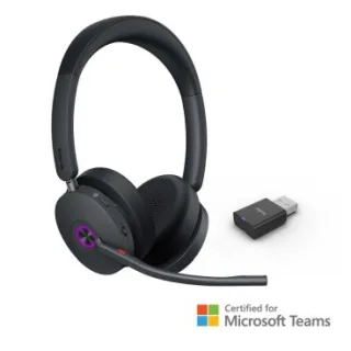 Yealink WH68 Hybrid UC / Teams Auriculares biaurales inalámbricos con tecnología híbrida DECT y bluethooth versión Teams con