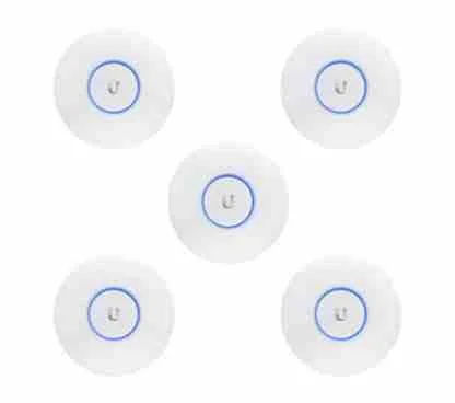 Ubiquiti UAP-NANOHD-5 4x4 MU-MIMO Wave 2 802.11ac Enterprise Wi-Fi Access Point, 5-Pack (POE not included)