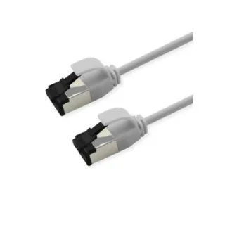 eRize - Cables de Red ERZ-EPRJ45SF08CULZ-150-WT-S Latiguillos CAT8 S/FTP SLIM Blanco 1,5 metros LSZH