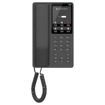 Grandstream GHP621W Teléfono IP compacto negro Wi-Fi (sin ethernet, sin pantalla), 2 cuenta/lineas SIP,6 teclas programables
