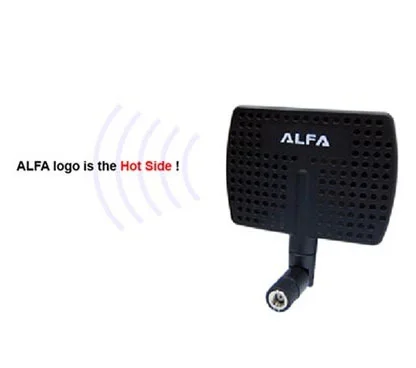 Alfa Network APA-M04 Antena Planar para Interior, 2.4GHz, 7dBi, RP-SMA pin Hembra