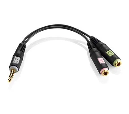 Sennheiser PCV 05 Adaptador minijack 2 x 3,5mm estereo minijack a 1 x 3,5mm minijack estereo