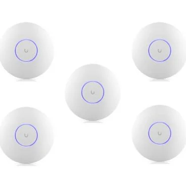 Ubiquiti U7-PRO-5 Pack de 5 puntos de acceso WiFi 7 con tres radios compatible con 6 GHz