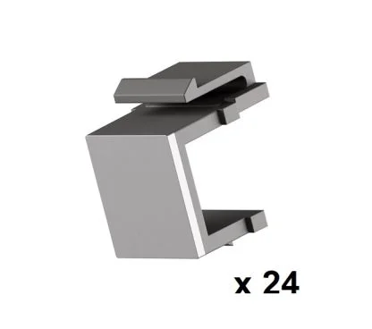 Ubiquiti UACC-KEYSTONE-BLANK-INSERT Pack de 24 piezas para cubrir los puertos no utilizados del panel
