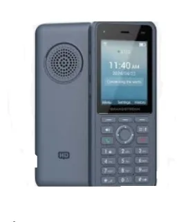 Grandstream WP836 Teléfono IP Wi-Fi 6 inalámbrico doble banda rugerizado IP67.3 cuentas SIP,3 líneas. Batería 3000 mAh. Conect. Auric. USB-C. Carga rápida USB-C.Pantalla 2,4 inch LCD color.