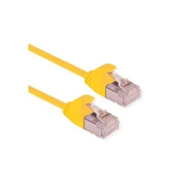 eRize - Cables de Red ERZ-EPRJ45SF6ACULZ-15M-YL Latiguillos CAT 6A S/FTP Amarillo 15 metros LSZH