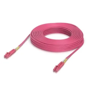 Ubiquiti UACC-OFC-M2-LULU-30M Cable de conexión de fibra multimodo OM4 de 30 metros para interior con conectores dúplex LC