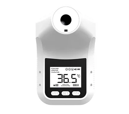 eRize ERZ-ITF0005HI2A Termómetro sin contacto para montaje en pared con I/O switch. Ajuste de alarma ent