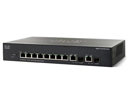 Cisco SMB SRW208G-K9-G5 SF 302-08 8-port 10/100 Managed Switch with Gigabit Uplinks
