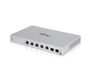 Ubiquiti US-XG-6POE UniFi switch con 6 puertos, 4x 10Gb Ethernet con detección automática 802.3bt PoE ++, y 2x SFP+
