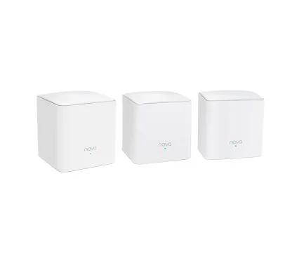 Tenda Nova MW5s(3-pack) Kit WiFi Mesh AC1200, Incluye Router Mesh5 y 2x Satelites Mesh3f