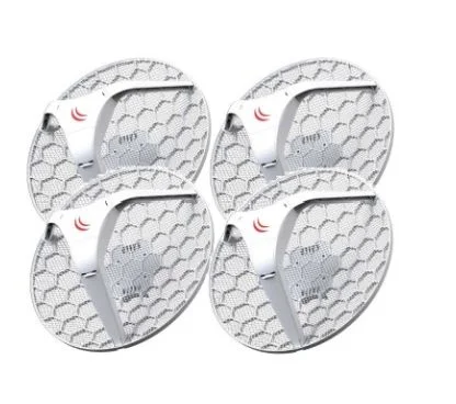 Mikrotik RBLHGG-5acD-XL4pack (LHG XL 5 AC 4PACK) Pack de 4 uds de LHG XL 5 ac con antena de 27dBi de 5GHz, wireless de doble