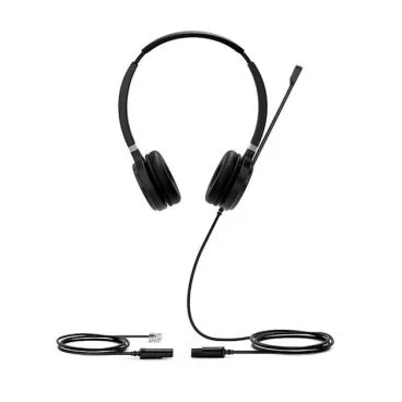 Yealink YHS36 E2 Dual Auricular profesional con cable estéreo para teléfonos IP Yealink