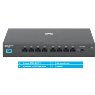 Huawei F200D-8G MiniFTTO ONT/ONU GPON OptiXtar 1 puerto de fibra SC/UPC 8xGE