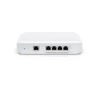 Ubiquiti USW-FLEX-XG Switch capa 2 con 4 puertos RJ45 de 10Gb y entrada GbE, 802.3at PoE + RJ45.