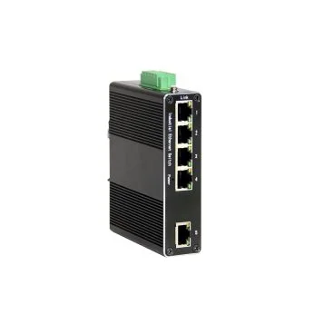 eRize ERZ-IS01G00410R-4075A - Switch Industrial No Gestionable, 5 Puertos (4x Gbps + Uplink Gbps), Temperatura de
