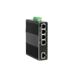 eRize ERZ-IS01G00410R-4075A - Switch Industrial No Gestionable, 5 Puertos (4x Gbps + Uplink Gbps), Temperatura de