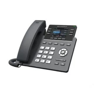 Grandstream GRP2613W Teléfono IP WIFI PoE,3x cuentas SIP,6 líneas,4 teclas program. XML, 24 teclas BLF virtuales y 11 de función,2 x GbE PoE.Compatible con GDMS.Conector auric. RJ9.Pantalla