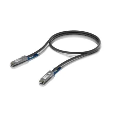 Ubiquiti UACC-DAC-QSFP28-3M Cable de conexión directa (DAC) QSFP28 de 3 metros con una velocidad de datos máxima de 100 Gbps