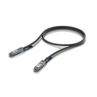 Ubiquiti UACC-DAC-QSFP28-3M Cable de conexión directa (DAC) QSFP28 de 3 metros con una velocidad de datos máxima de 100 Gbps