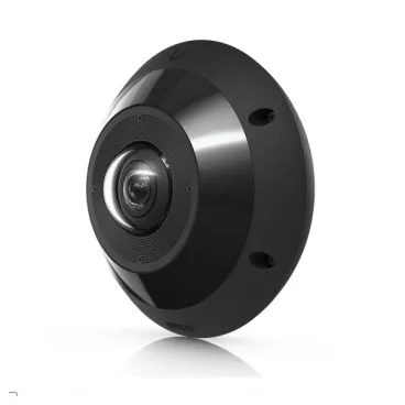 Ubiquiti UVC-G6-Pro-360-B Cámara PoE negra de 12 MP resistente a la intemperie y al vandalismo IP66 con cobertura panorámica