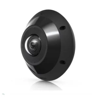 Ubiquiti UVC-G6-Pro-360-B Cámara PoE negra de 12 MP resistente a la intemperie y al vandalismo IP66 con cobertura panorámica